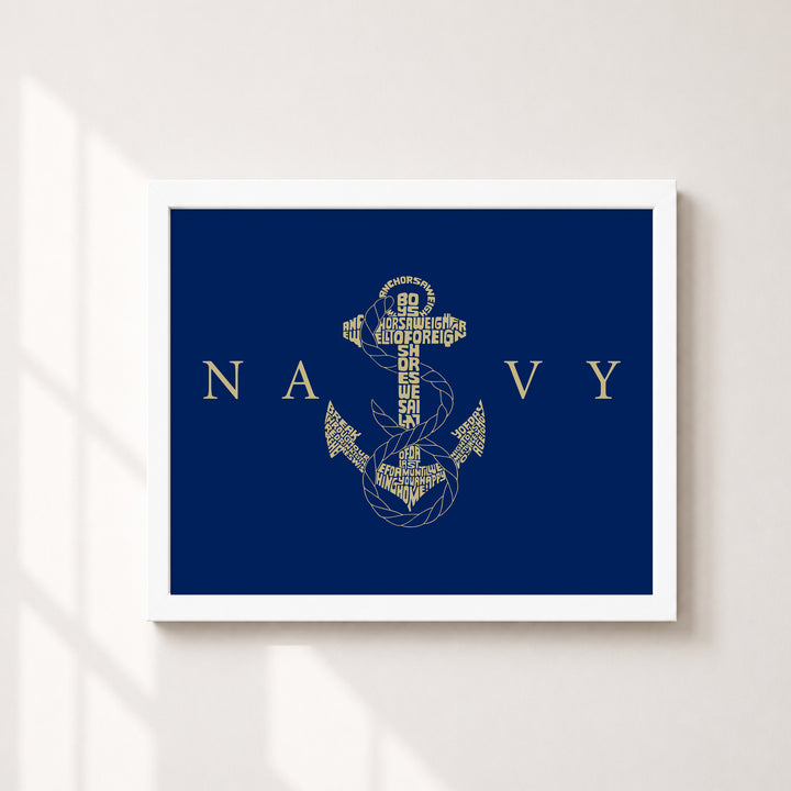 Anchors Aweigh Inspirational Wall Art