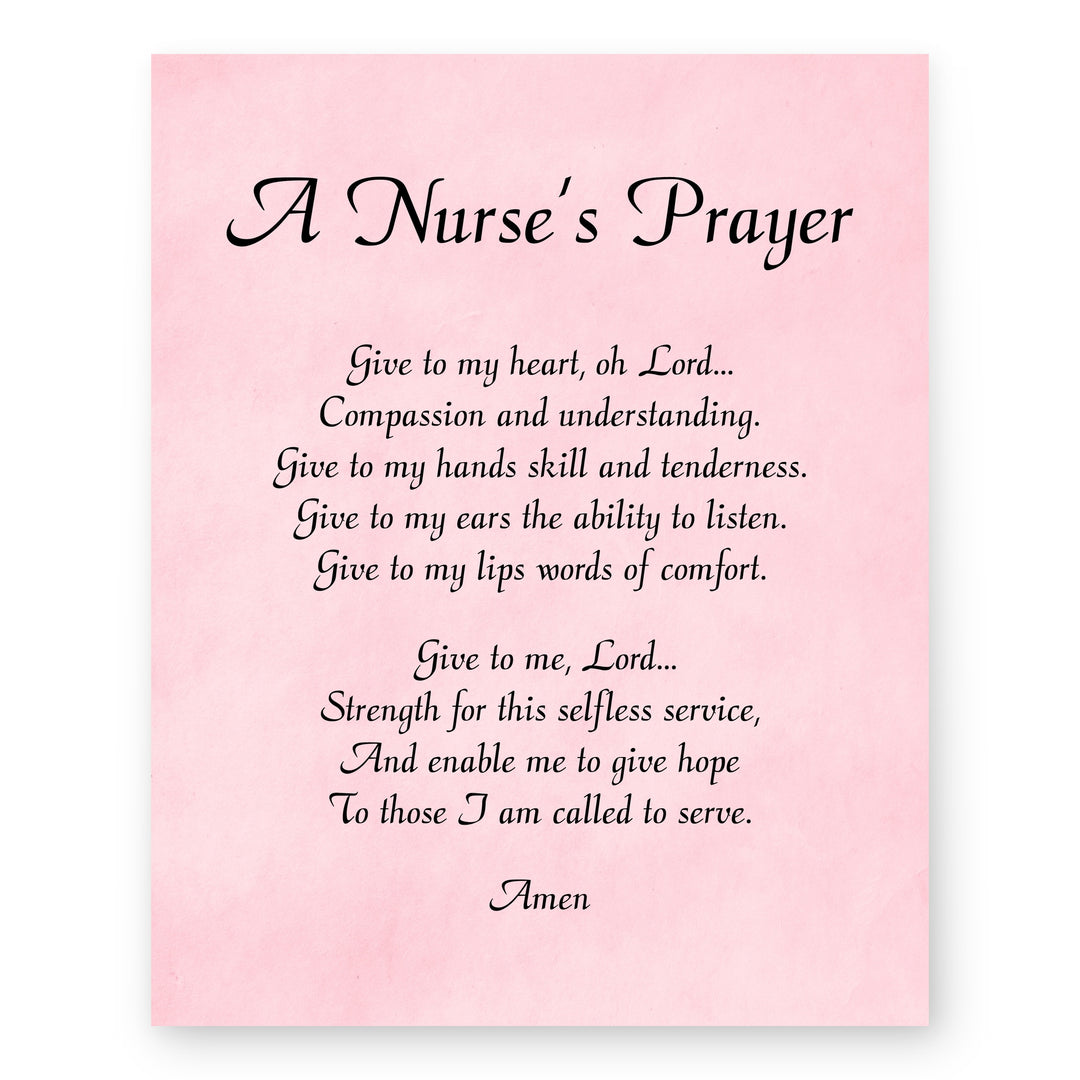 Nursing Student Gift Christian Wall Art