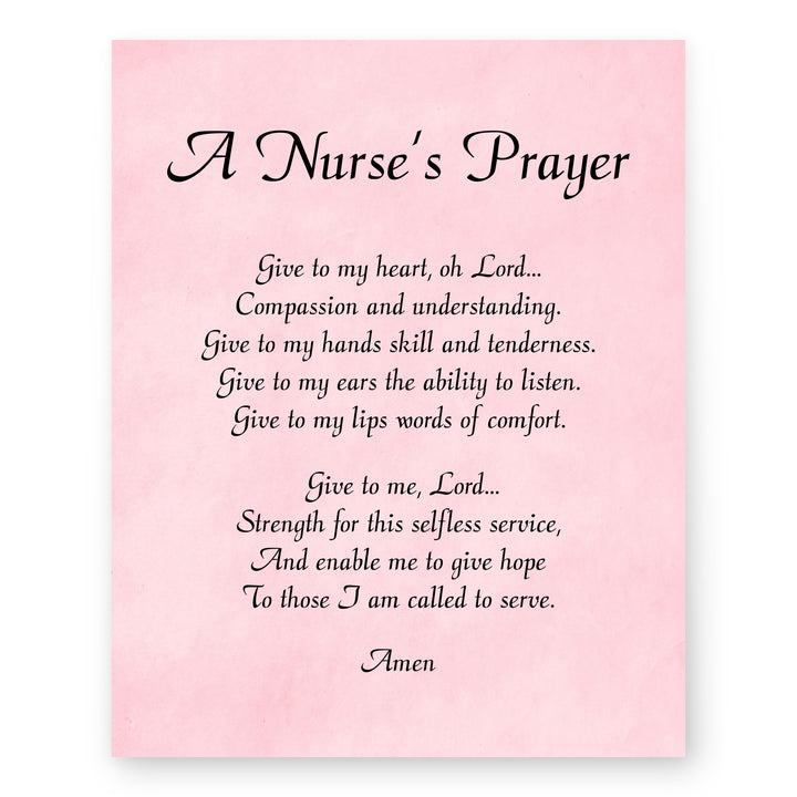 Nursing Student Gift Christian Wall Art