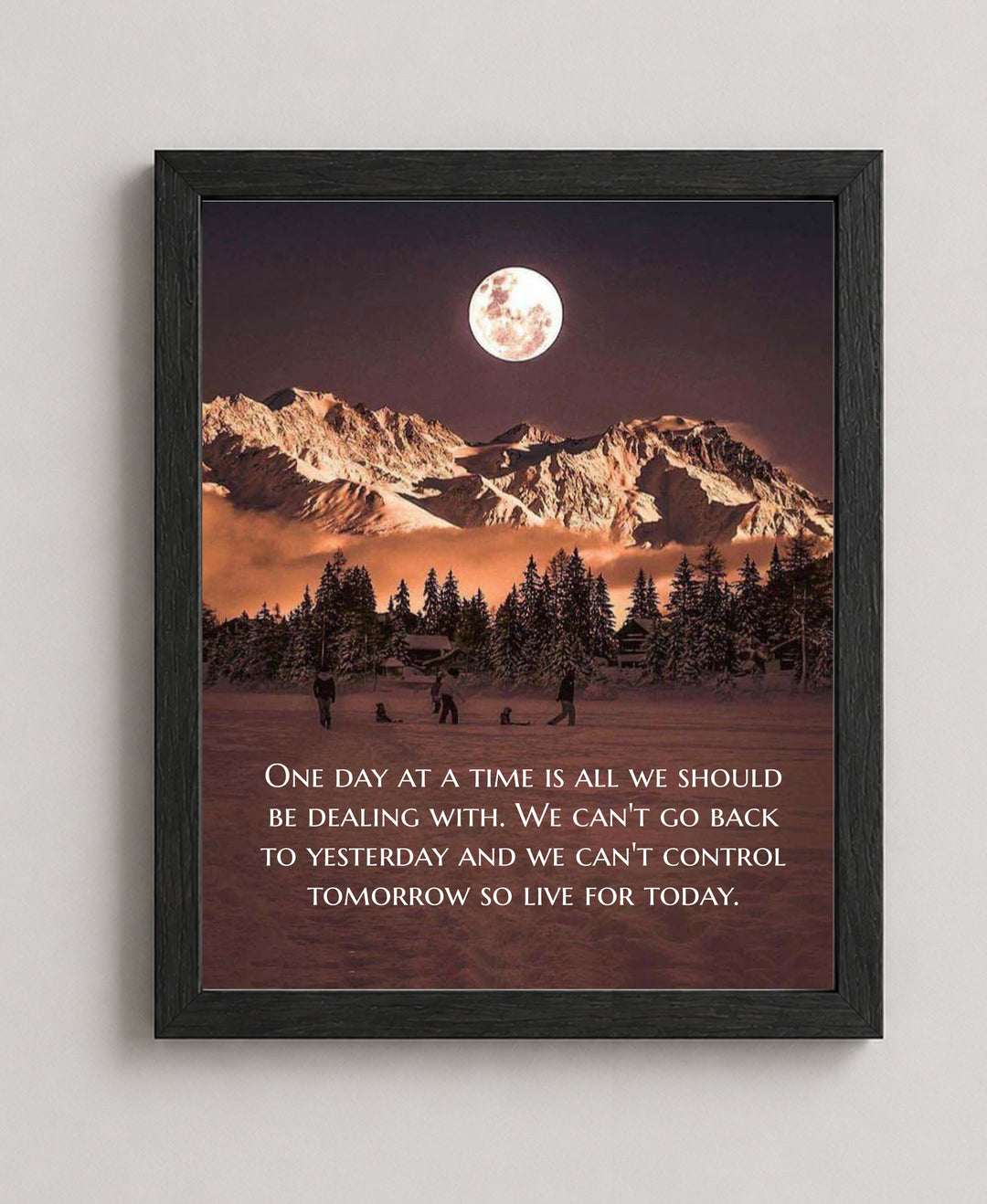 One Day Inspirational Wall Art