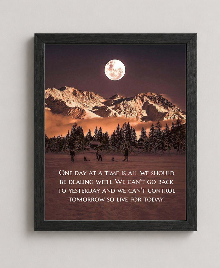 One Day Inspirational Wall Art