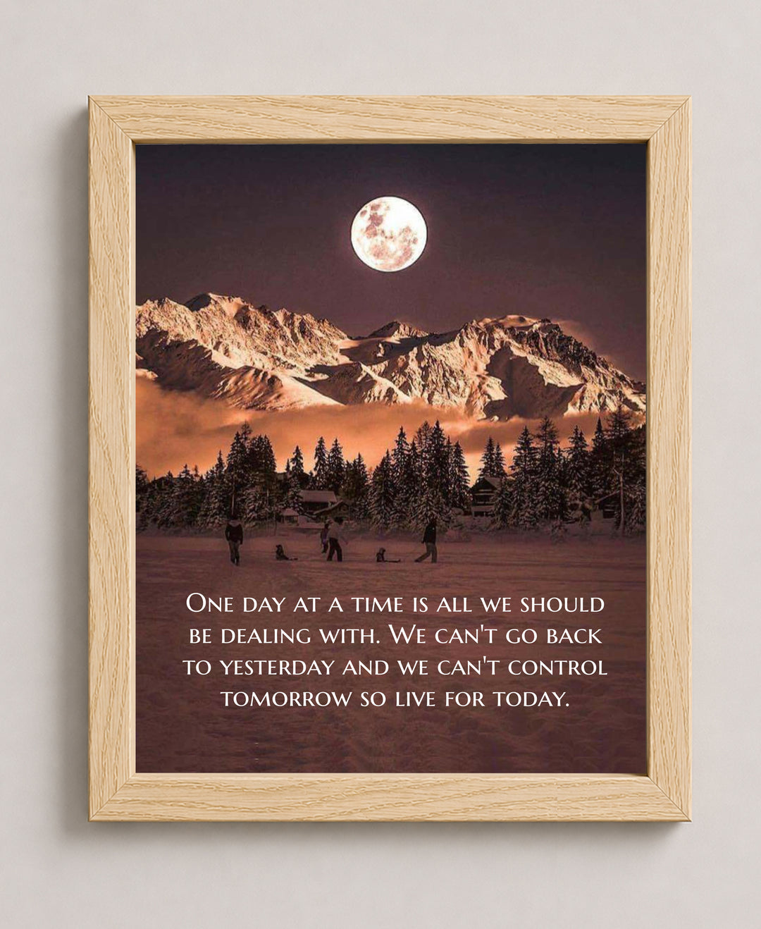 One Day Inspirational Wall Art