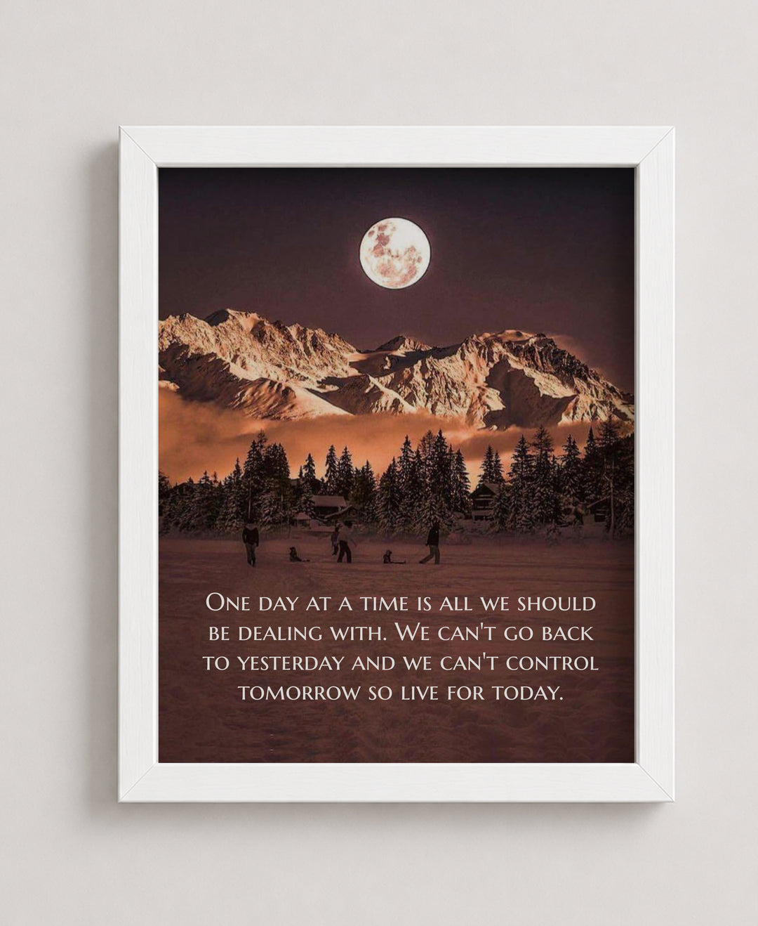 One Day Inspirational Wall Art