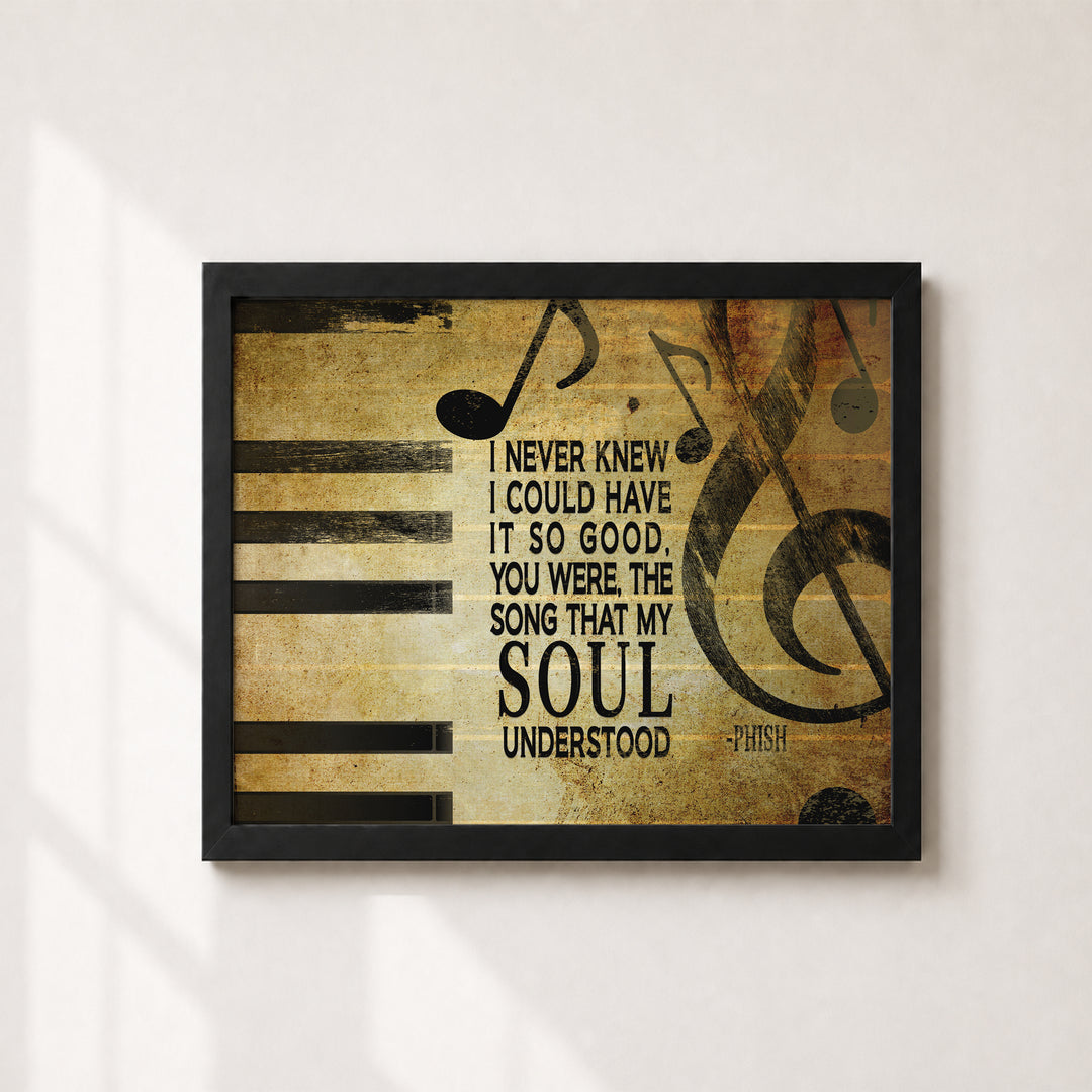 Phish Song Lyric Music Wall Art
