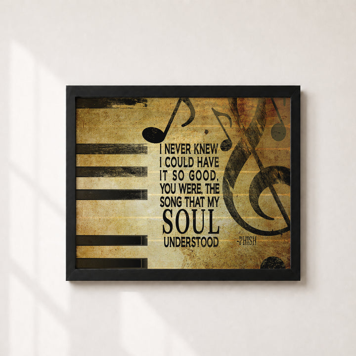 Phish Song Lyric Music Wall Art