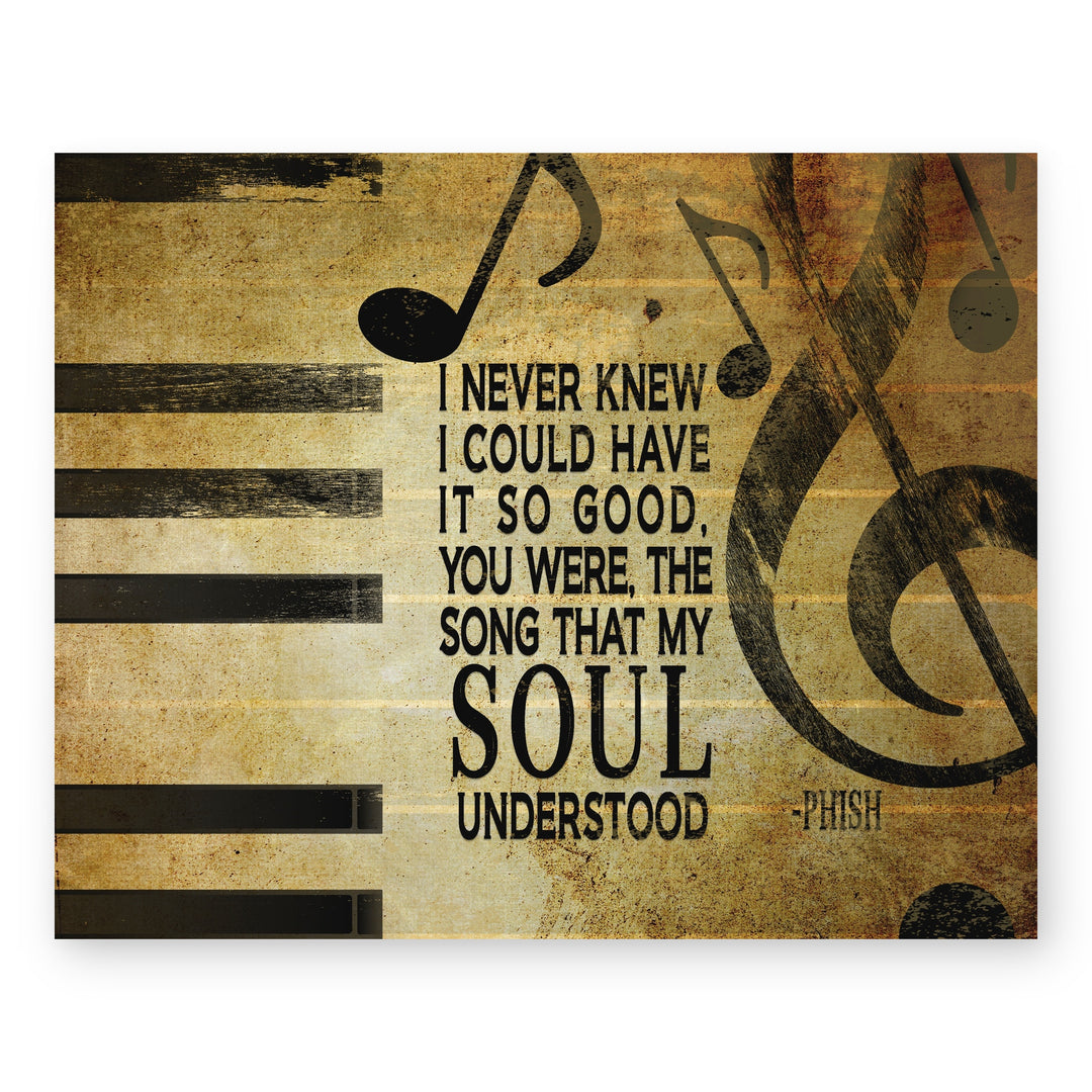 Phish Song Lyric Music Wall Art