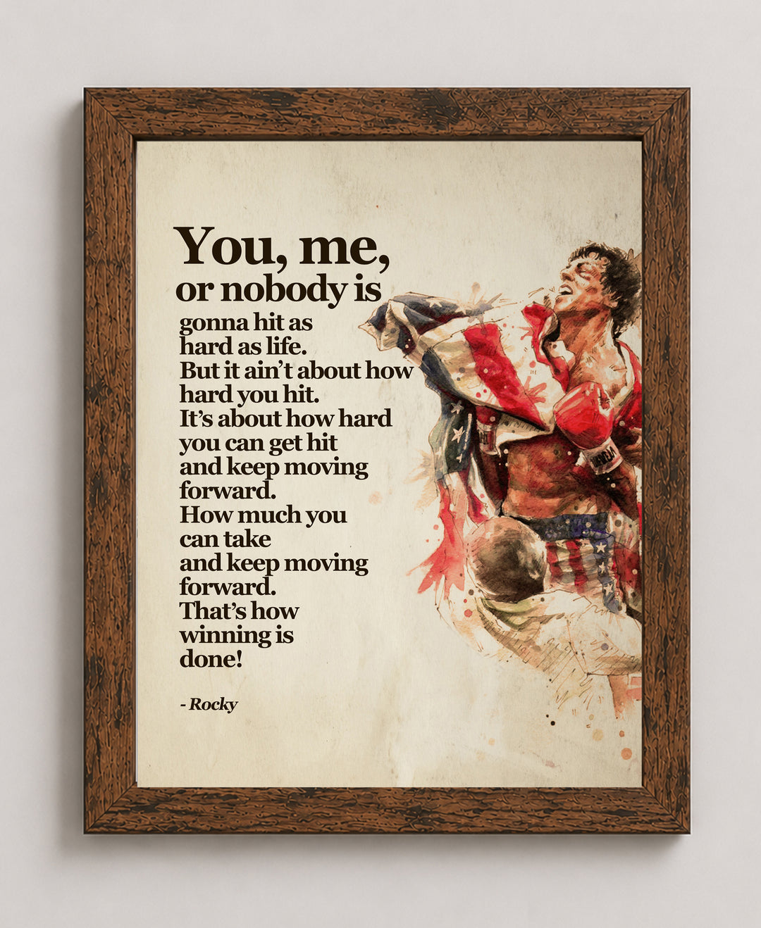 Keep Moving Forward Motivational Wall Art