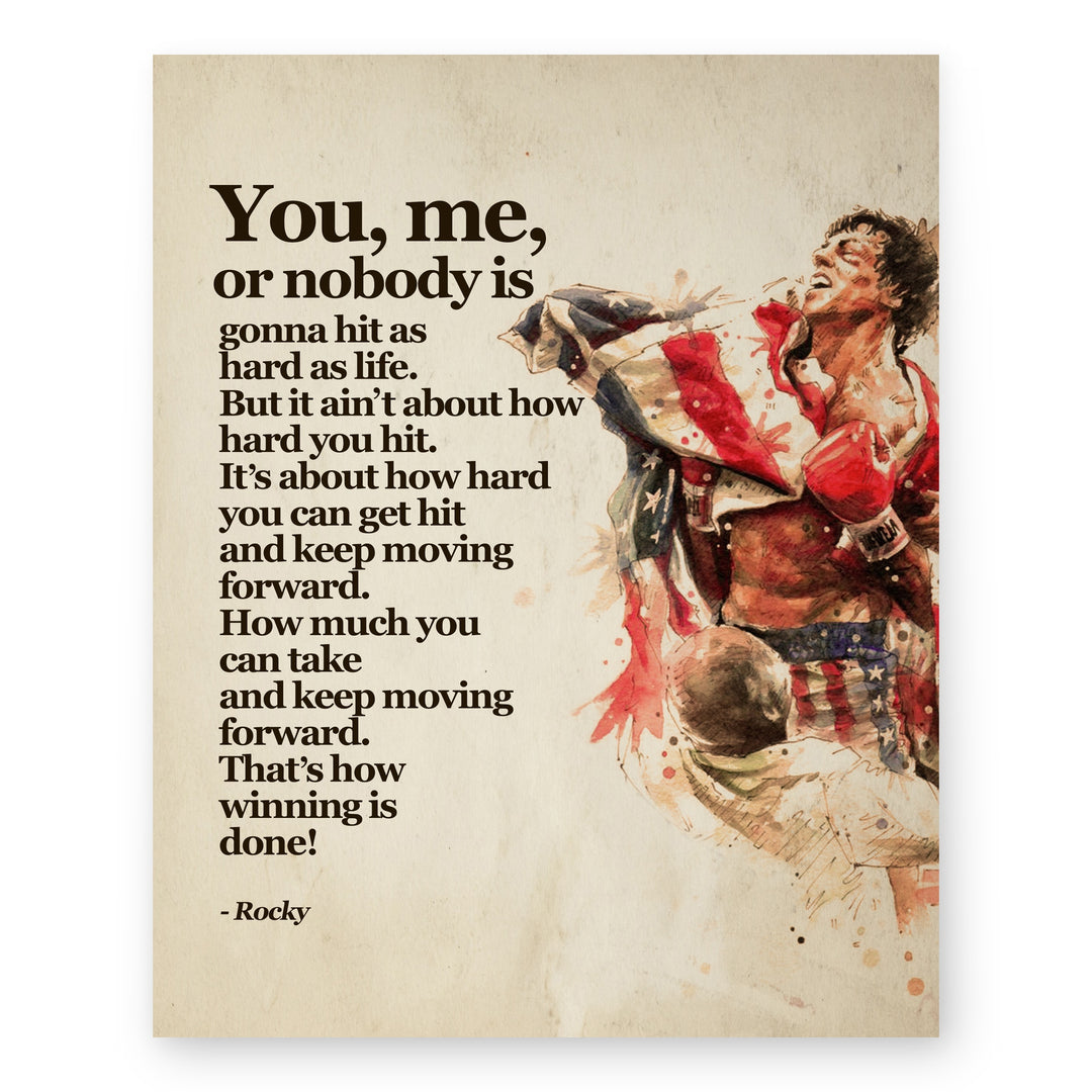 Keep Moving Forward Motivational Wall Art