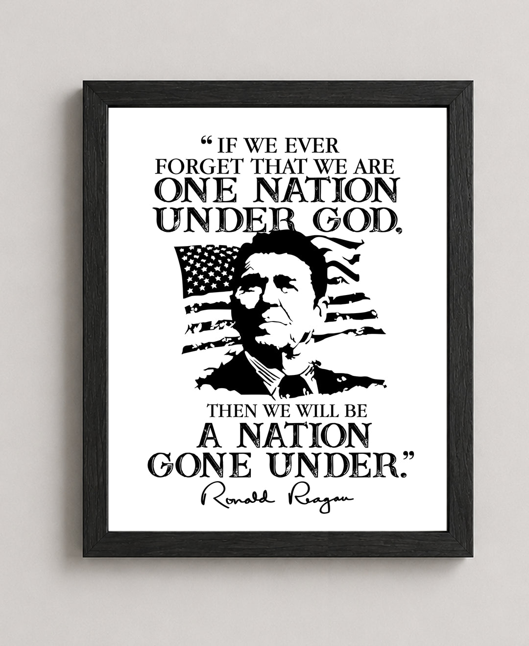 Man Cave Room Decor or 4th Of July Patriotic Wall Art
