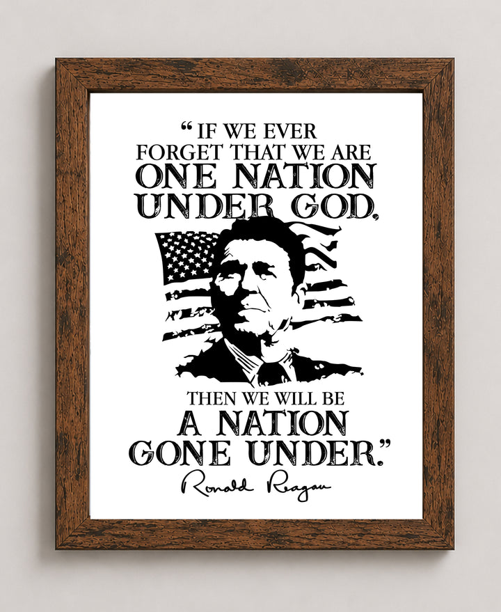 Man Cave Room Decor or 4th Of July Patriotic Wall Art