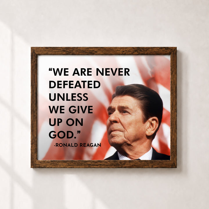 Ronald Reagan Patriotic Wall Art