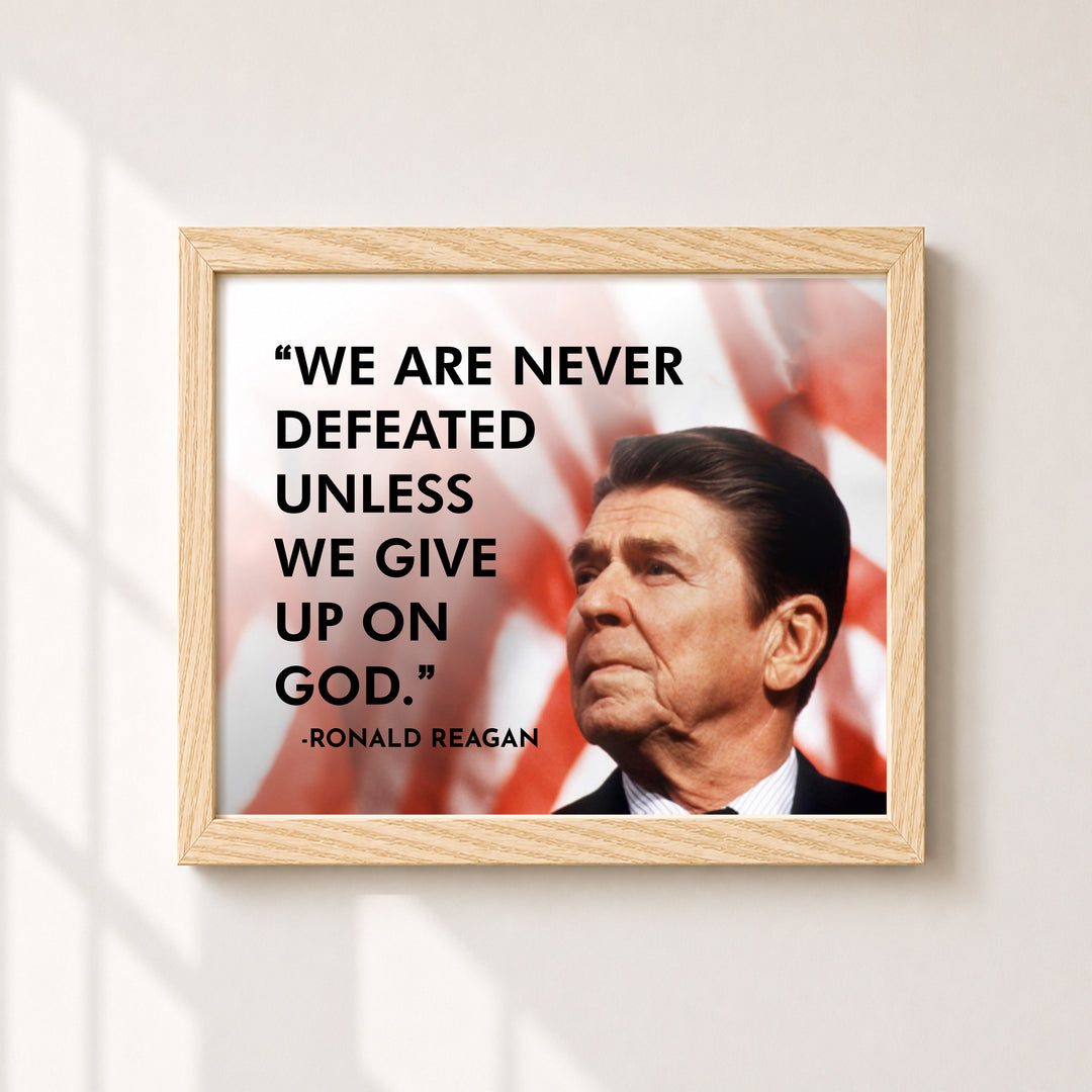 Ronald Reagan Patriotic Wall Art