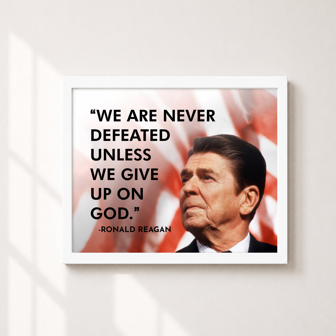 Ronald Reagan Patriotic Wall Art