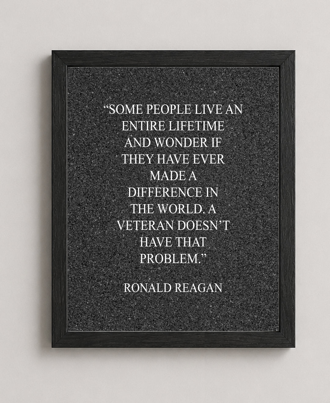 A Veteran Doesn&