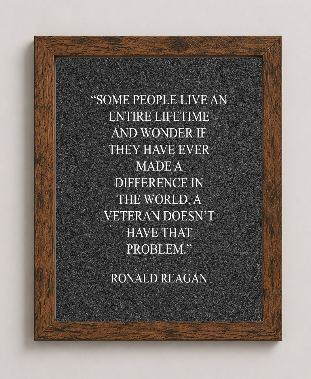 A Veteran Doesn&