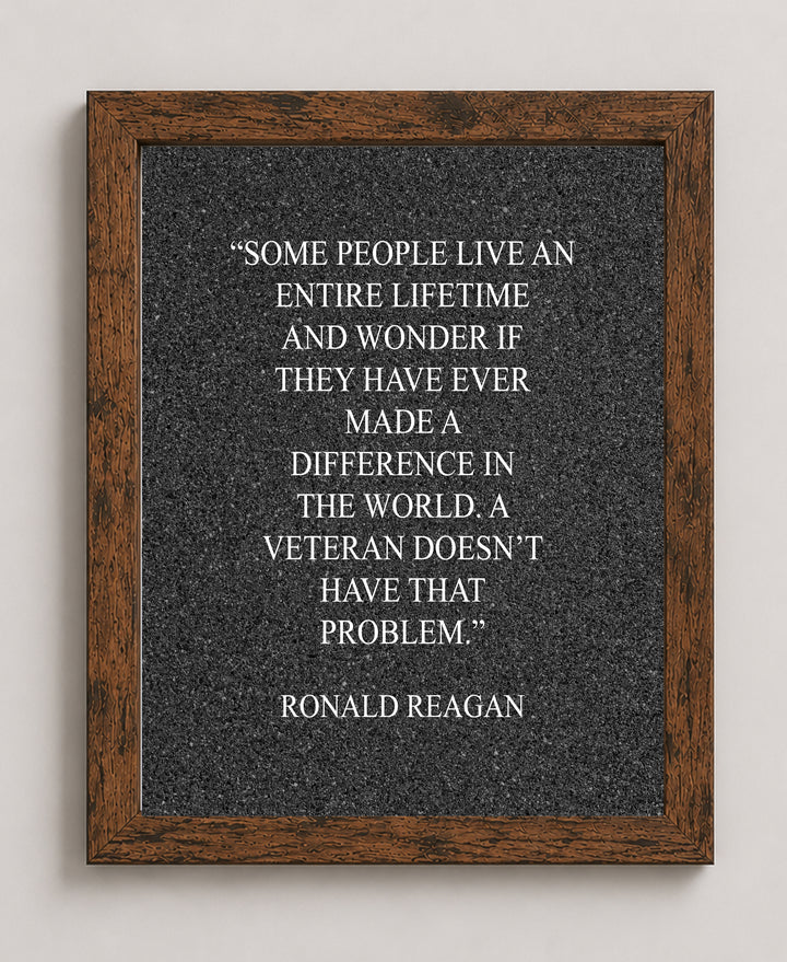 A Veteran Doesn&