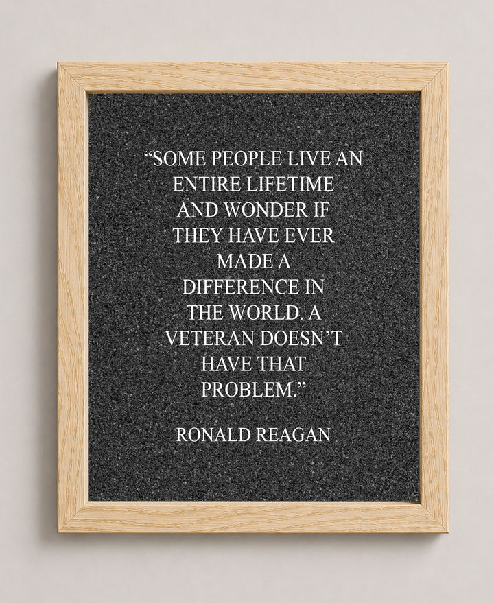 A Veteran Doesn&
