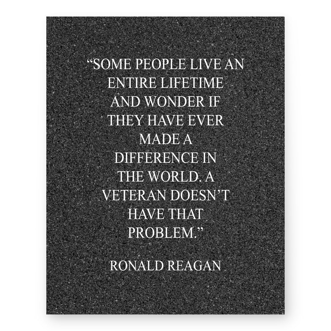 A Veteran Doesn&