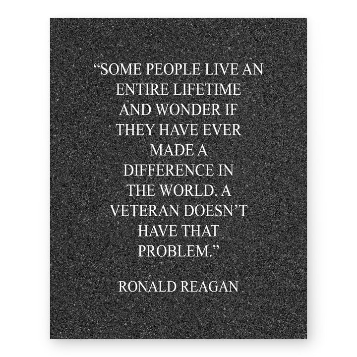 A Veteran Doesn&