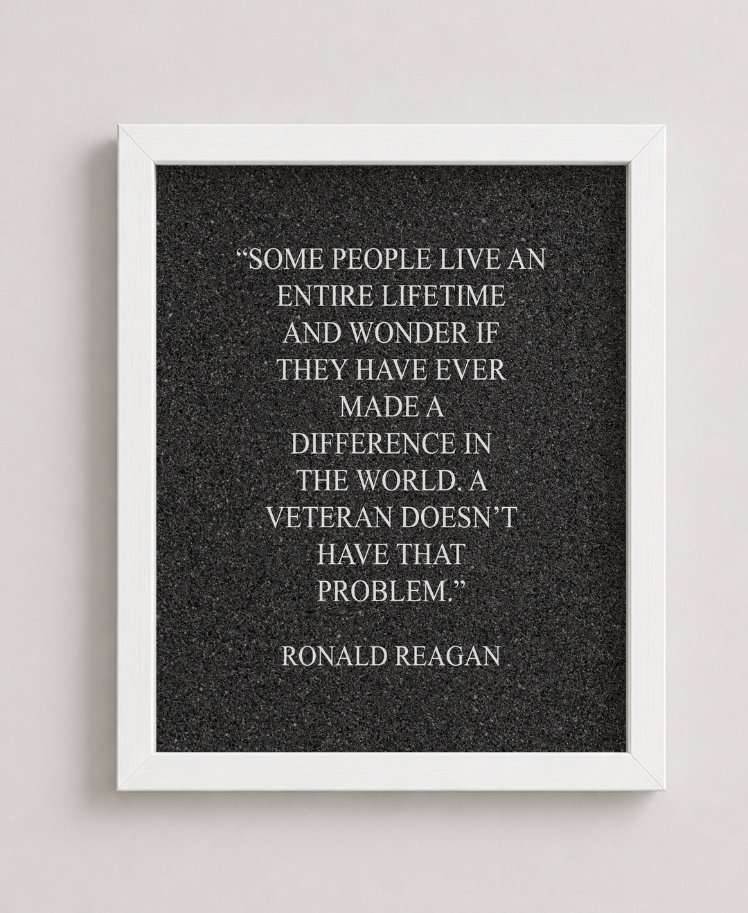 A Veteran Doesn&
