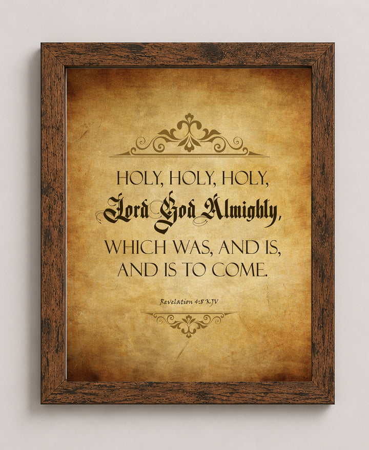 Rev Holy Inspirational Wall Art