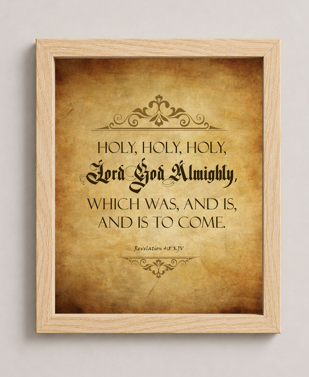 Rev Holy Inspirational Wall Art