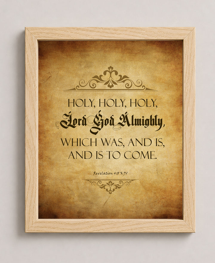 Rev Holy Inspirational Wall Art