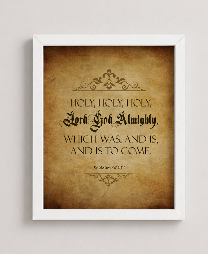Rev Holy Inspirational Wall Art