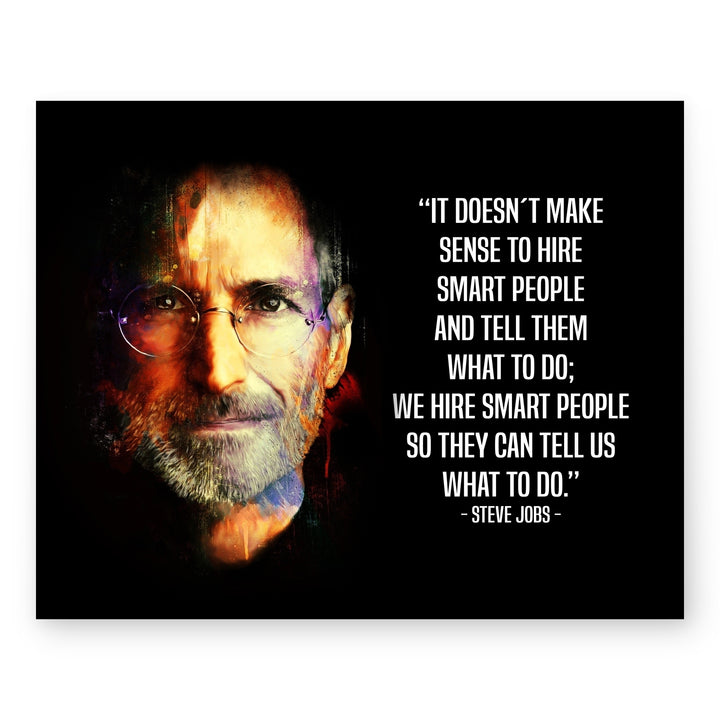 We Hire Smart People Inspirational Wall Art