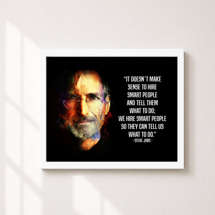 We Hire Smart People Inspirational Wall Art