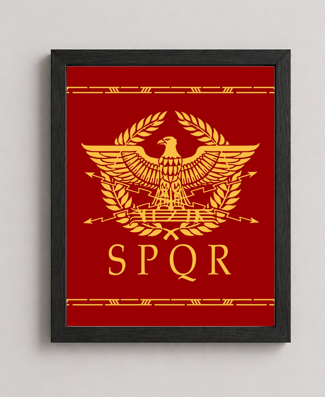 SPQR Ancient Roman Empire Inspirational Wall Art