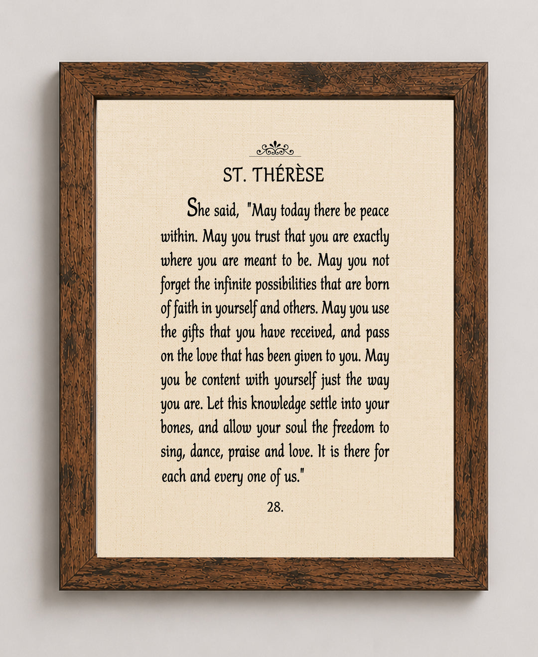 May There Be Peace Within Inspirational Wall Art
