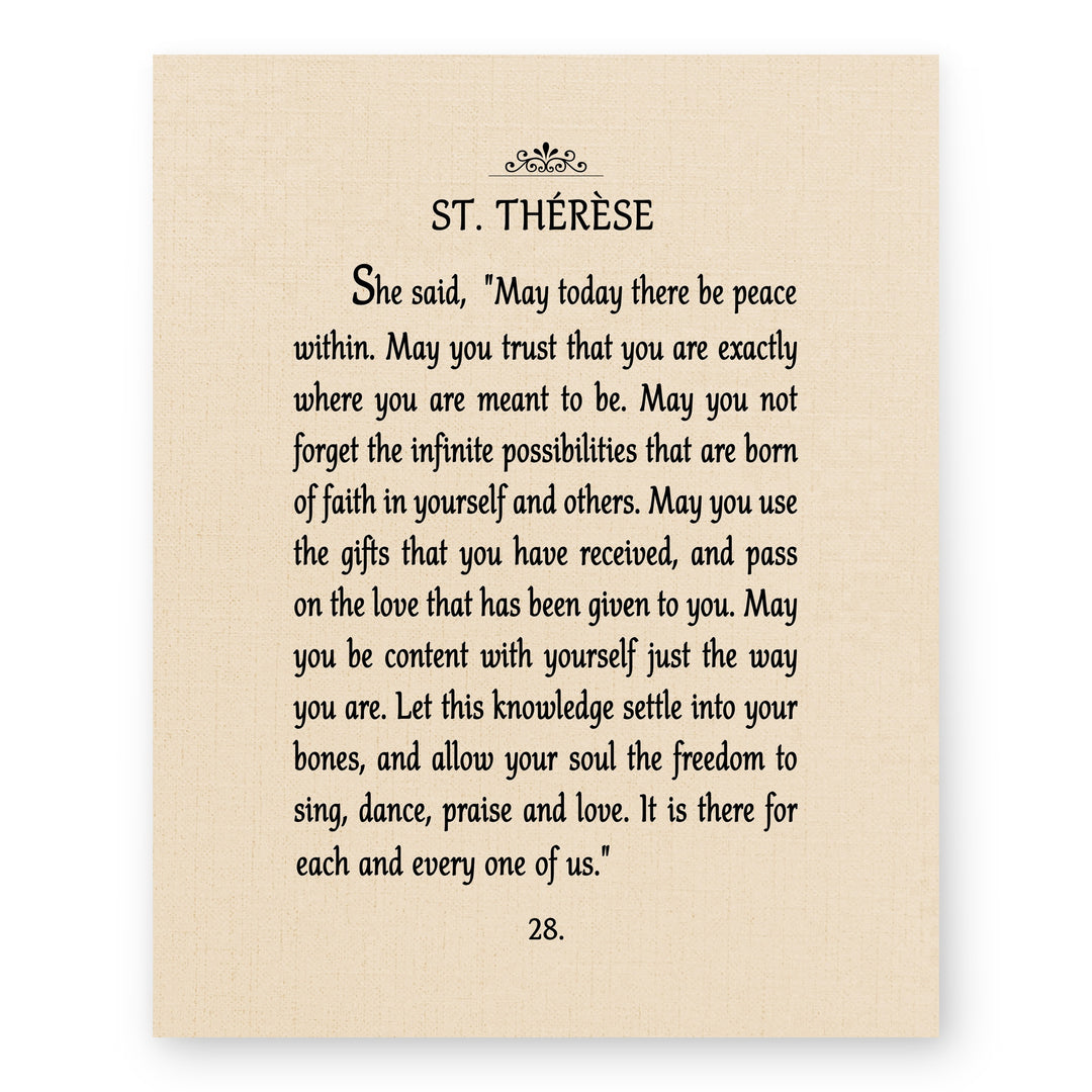 May There Be Peace Within Inspirational Wall Art
