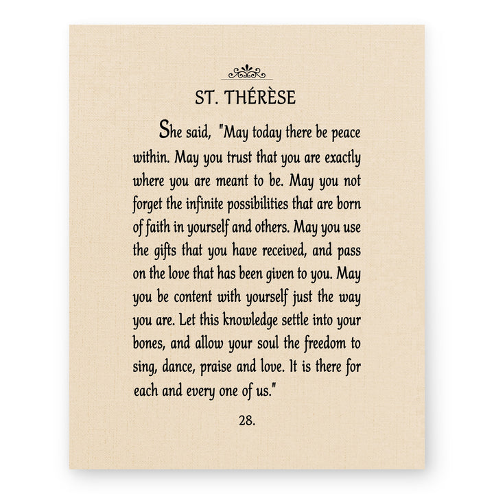 May There Be Peace Within Inspirational Wall Art
