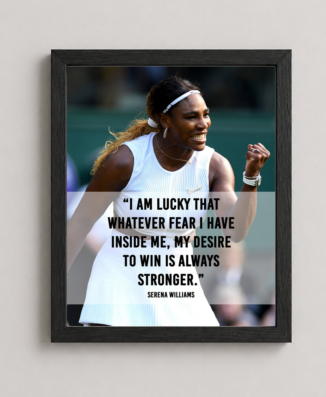 Strong Desire To Win Motivational Wall Art