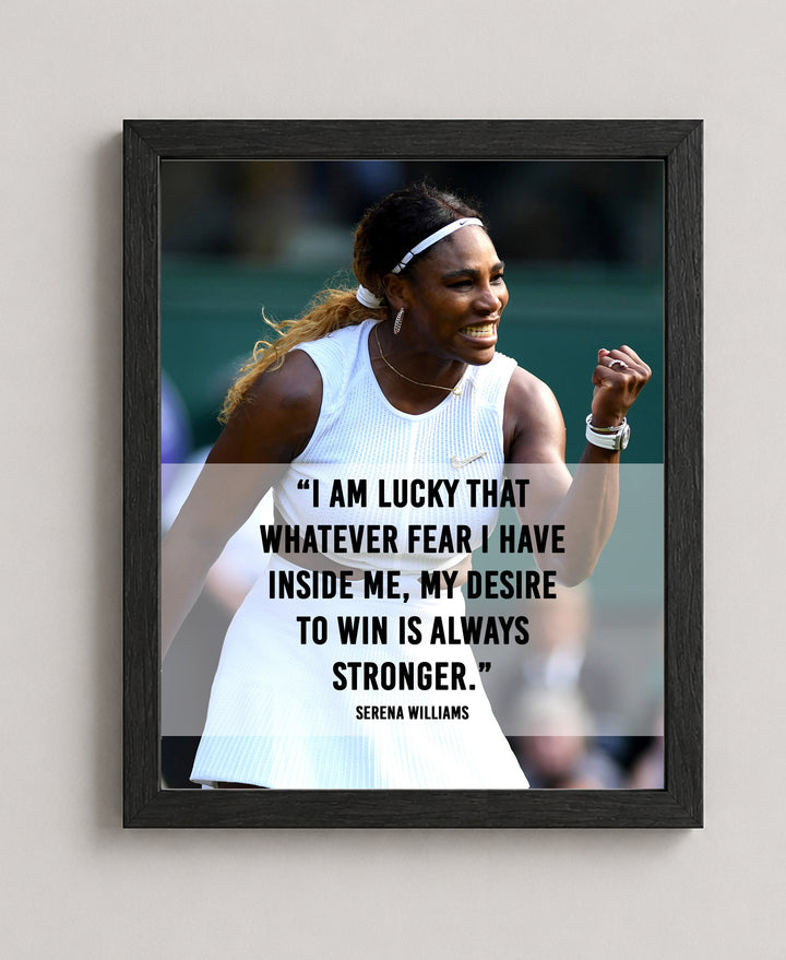 Strong Desire To Win Motivational Wall Art