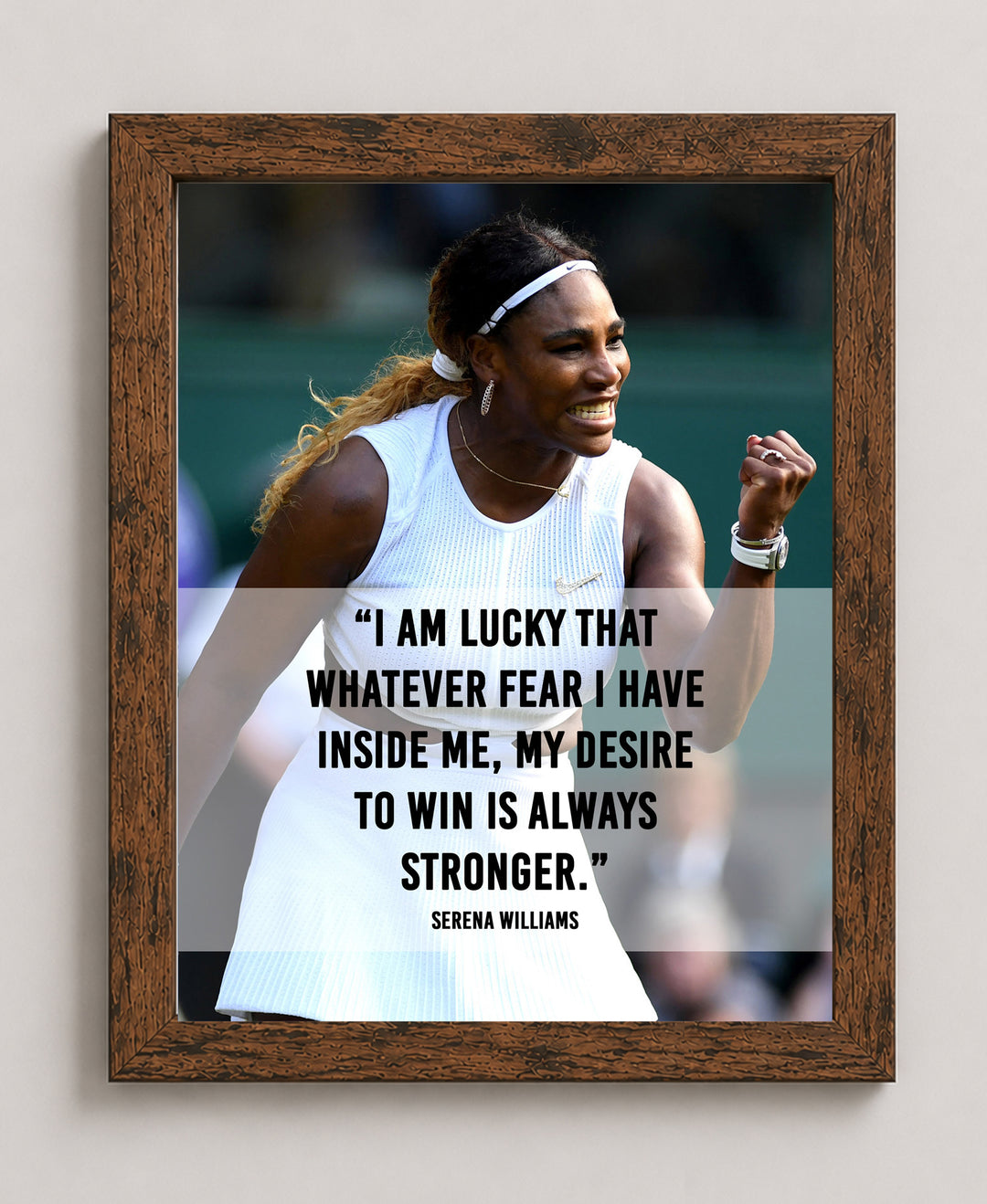 Strong Desire To Win Motivational Wall Art