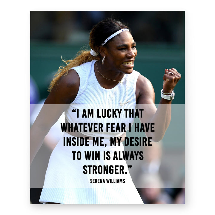 Strong Desire To Win Motivational Wall Art
