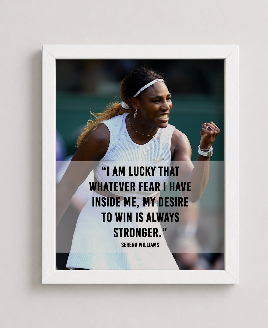 Strong Desire To Win Motivational Wall Art