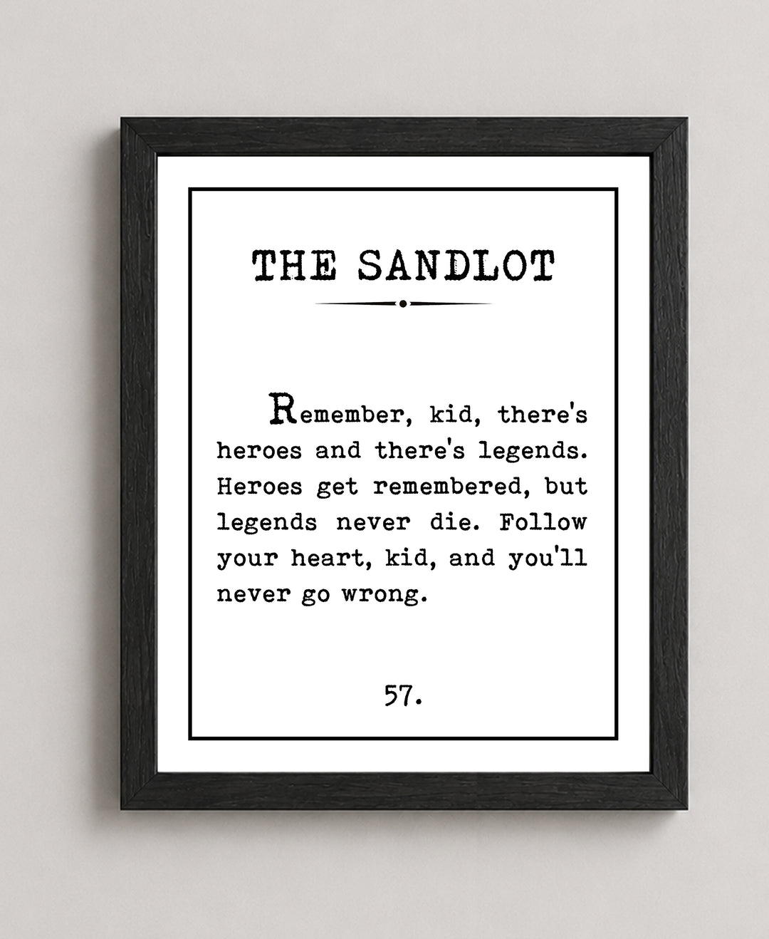 Remember Kid Inspirational Wall Art