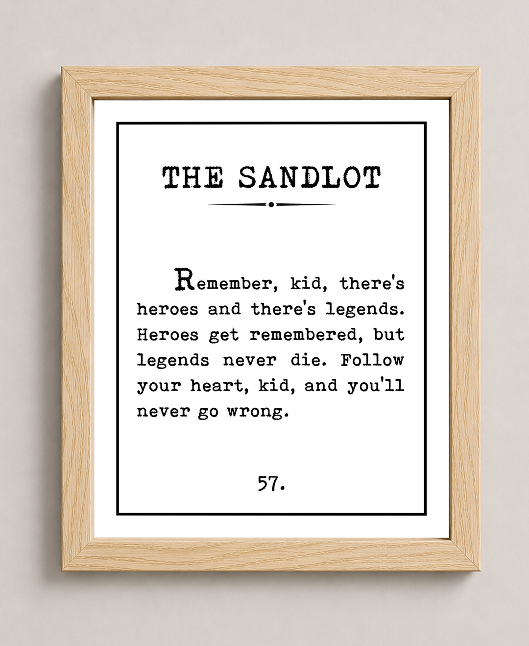 Remember Kid Inspirational Wall Art