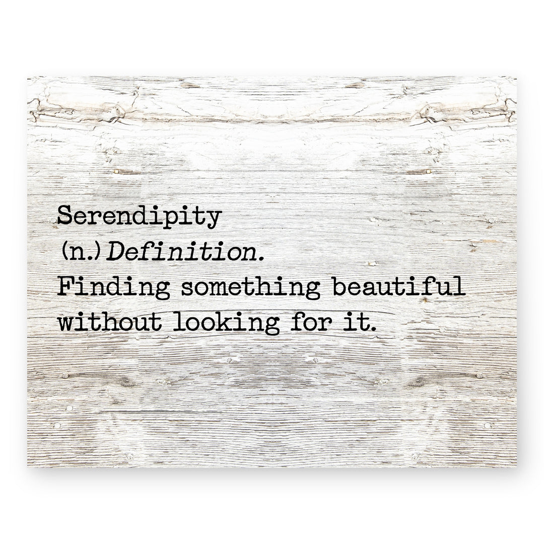 Serendipity Finding Something Beautiful Inspirational Wall Art