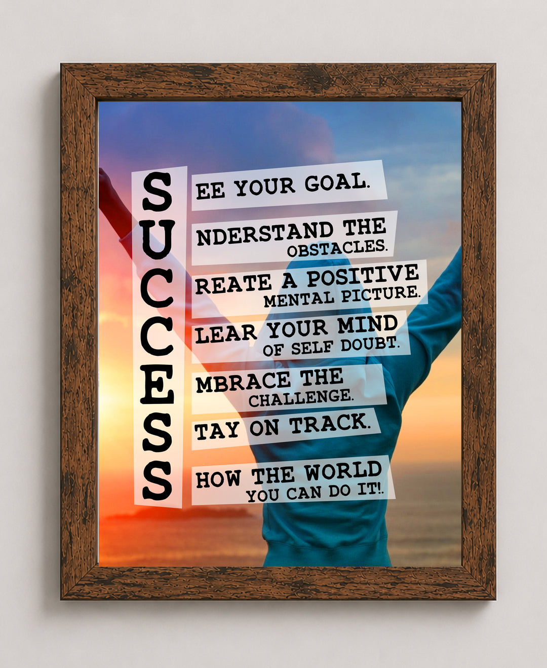 Show the World Inspirational Wall Art