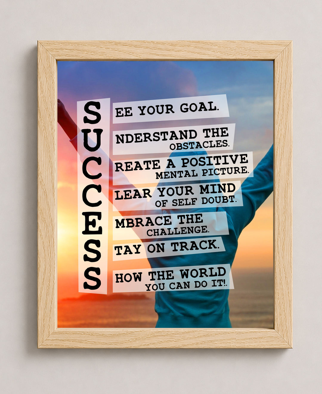 Show the World Inspirational Wall Art