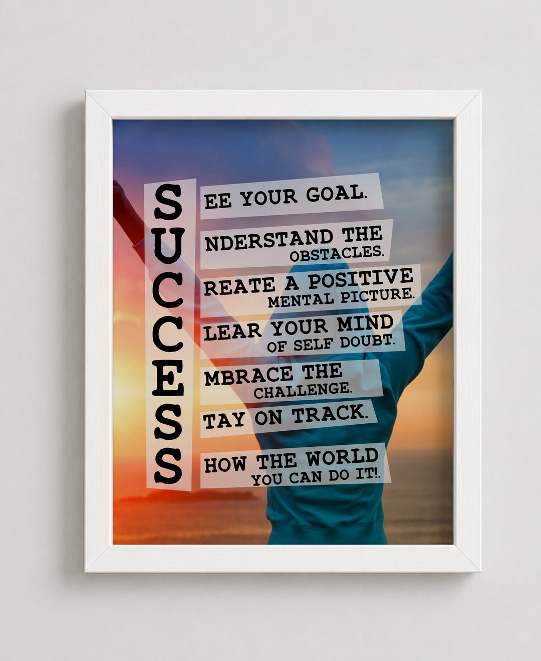 Show the World Inspirational Wall Art