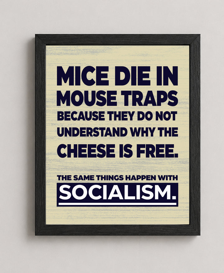 The Same Things Happen With Socialism Patriotic Wall Art