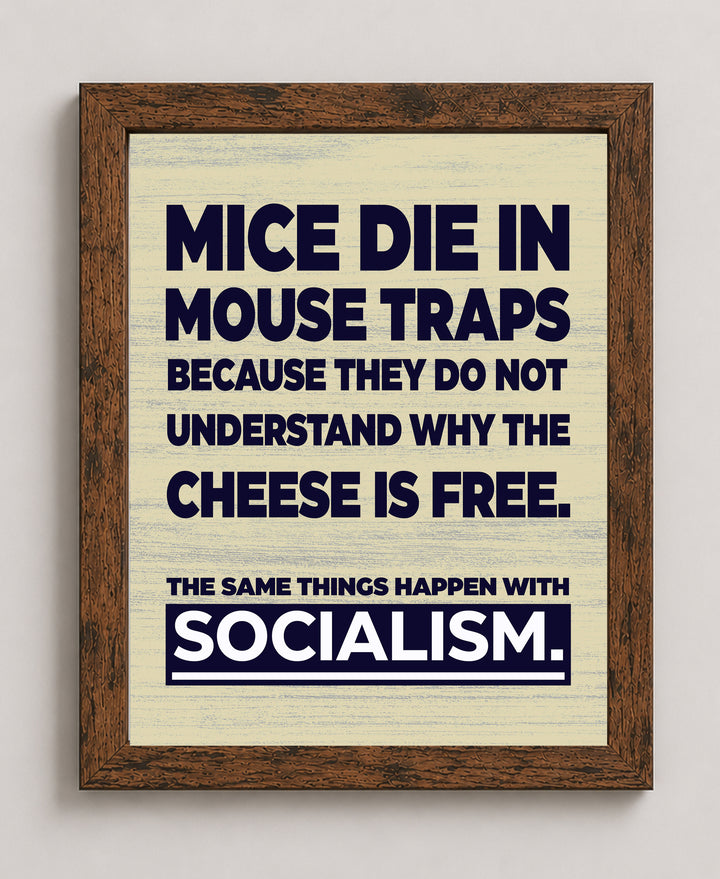 The Same Things Happen With Socialism Patriotic Wall Art