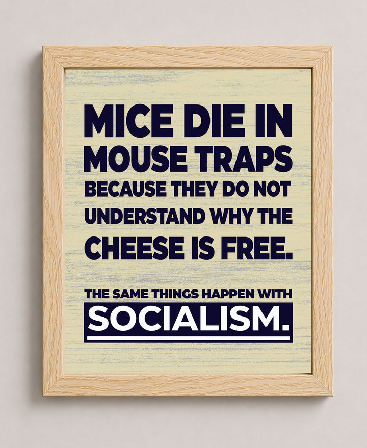 The Same Things Happen With Socialism Patriotic Wall Art