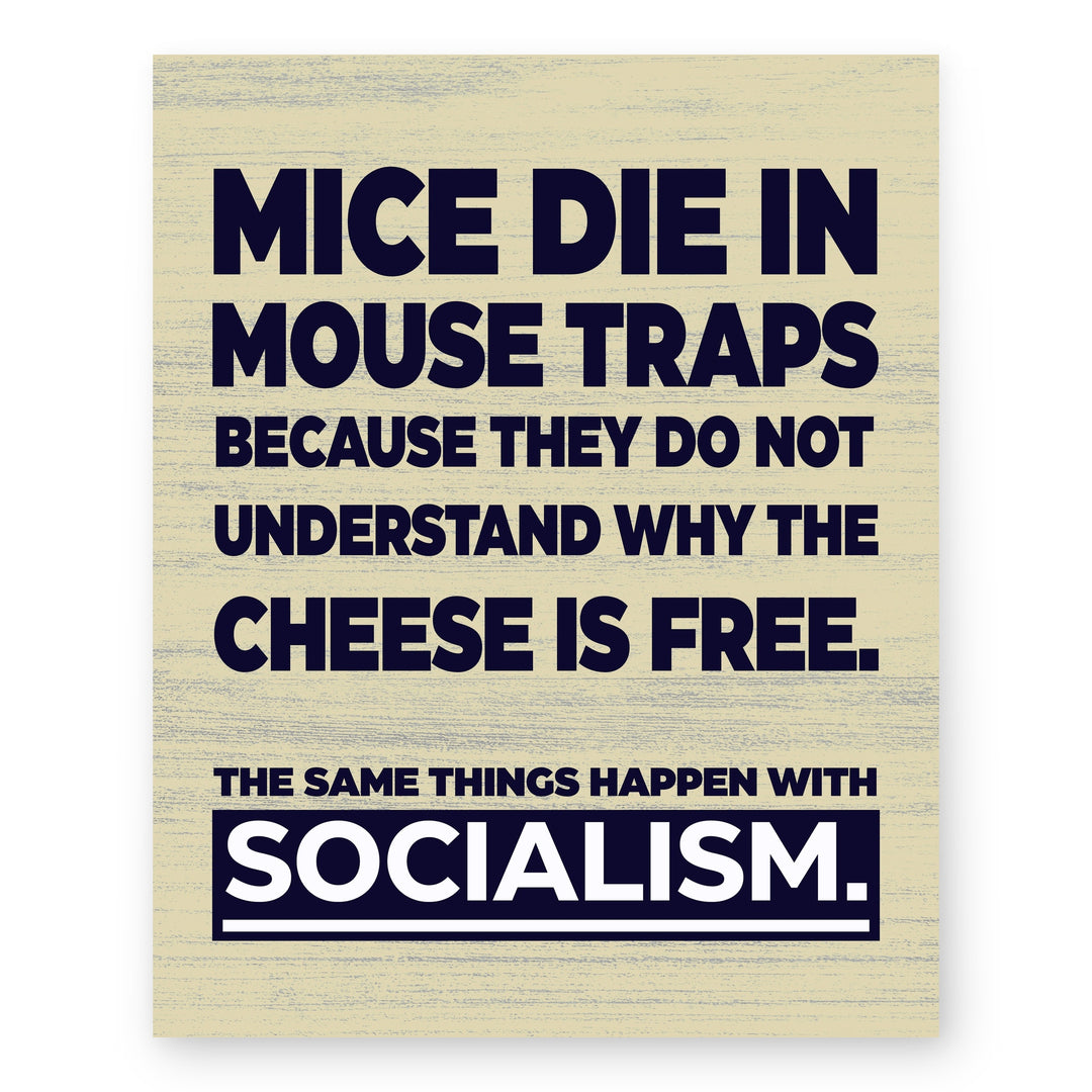 The Same Things Happen With Socialism Patriotic Wall Art