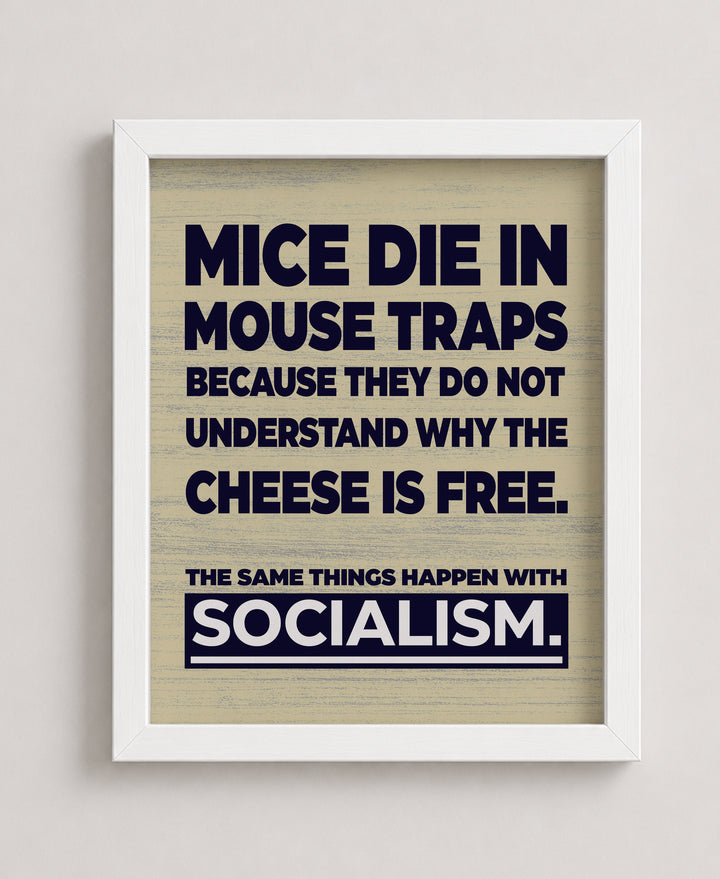 The Same Things Happen With Socialism Patriotic Wall Art